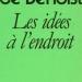 Alain de Benoist, Les Idées à l'endroit