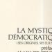 Louis Rougier, La Mystique démocratique