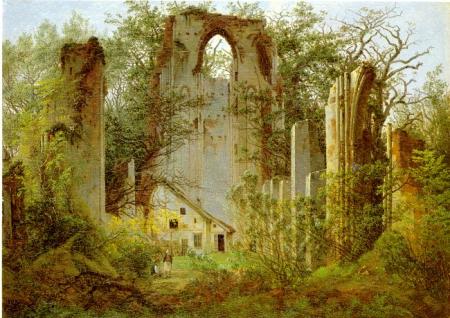 C-D Friedrich, Ruines du monastère d'Eldena