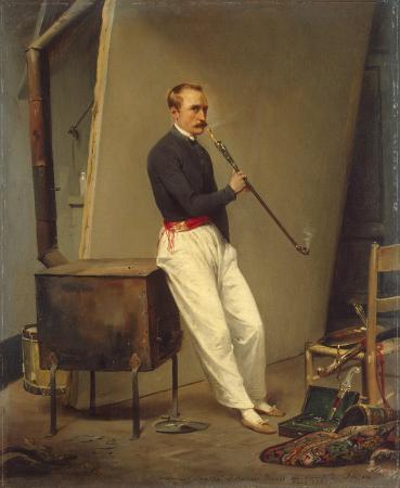 Horace Vernet, Autoportrait