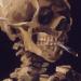 Van Gogh, Crâne fumant une cigarette