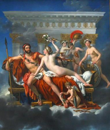 David, Mars désarmé par Vénus et les Grâces