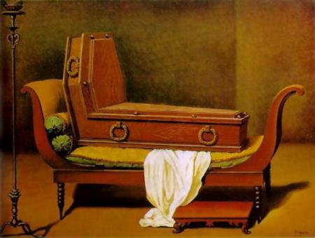 Magritte, Madame Récamier de David