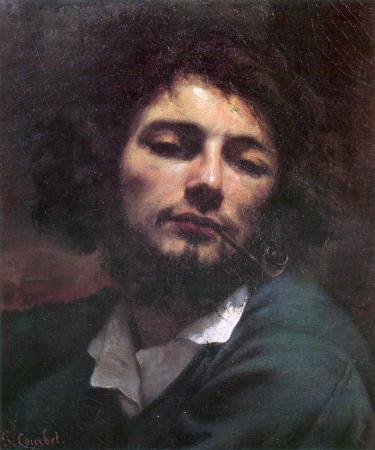 Courbet, Autoportrait à la pipe