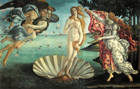 Botticelli, naissance de Vénus