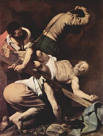 Caravage, Crucifiement de saint Pierre