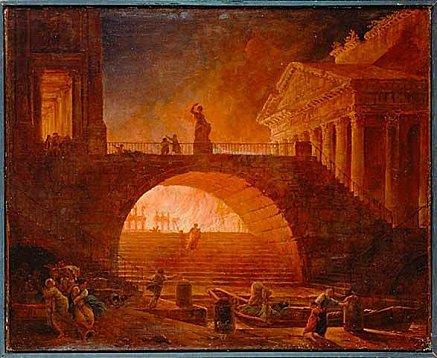 Hubert Robert, Incendie de Rome