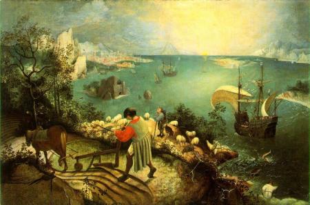 Brueghel, La Chute d'Icare