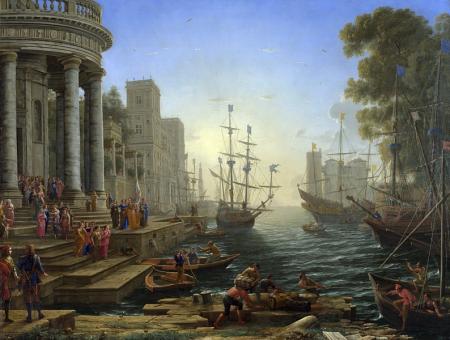 Claude Lorrain, Bord de mer avec embarquement