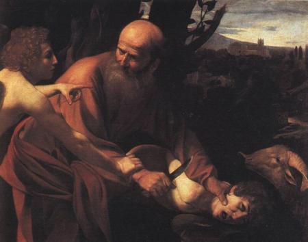 Caravage, Abraham sacrifiant Isaac