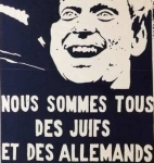 Cohn-Bendit,juifs allemands,affiche,mai 68