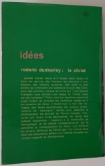 Roderic Dunkerley, christ, agraphon, gallimard, idées
